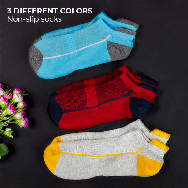 Kakoni - Set of 3 Pairs of Running Socks: Comfort and Performance Without Blisters!