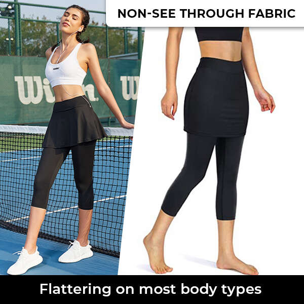 YogaTrain - Sports Skirt with Leggings: Elegance and Comfort for Your Activities!