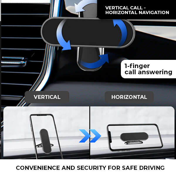 MagnetiX - Magnetic Phone Holder: Elegance and Functionality for Drivers!