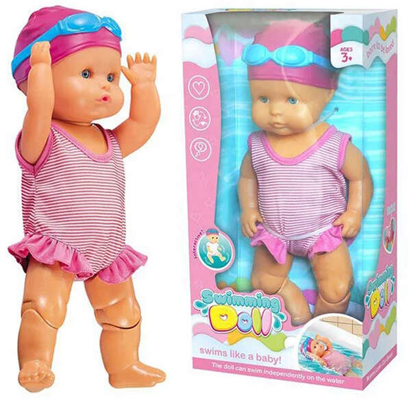 Dolly - Baby Swimming Doll - The Ideal Bathtime Buddy!