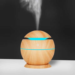 AirFizzy Humidifier - Modern Design with 7-Color Lighting and Aromatherapy